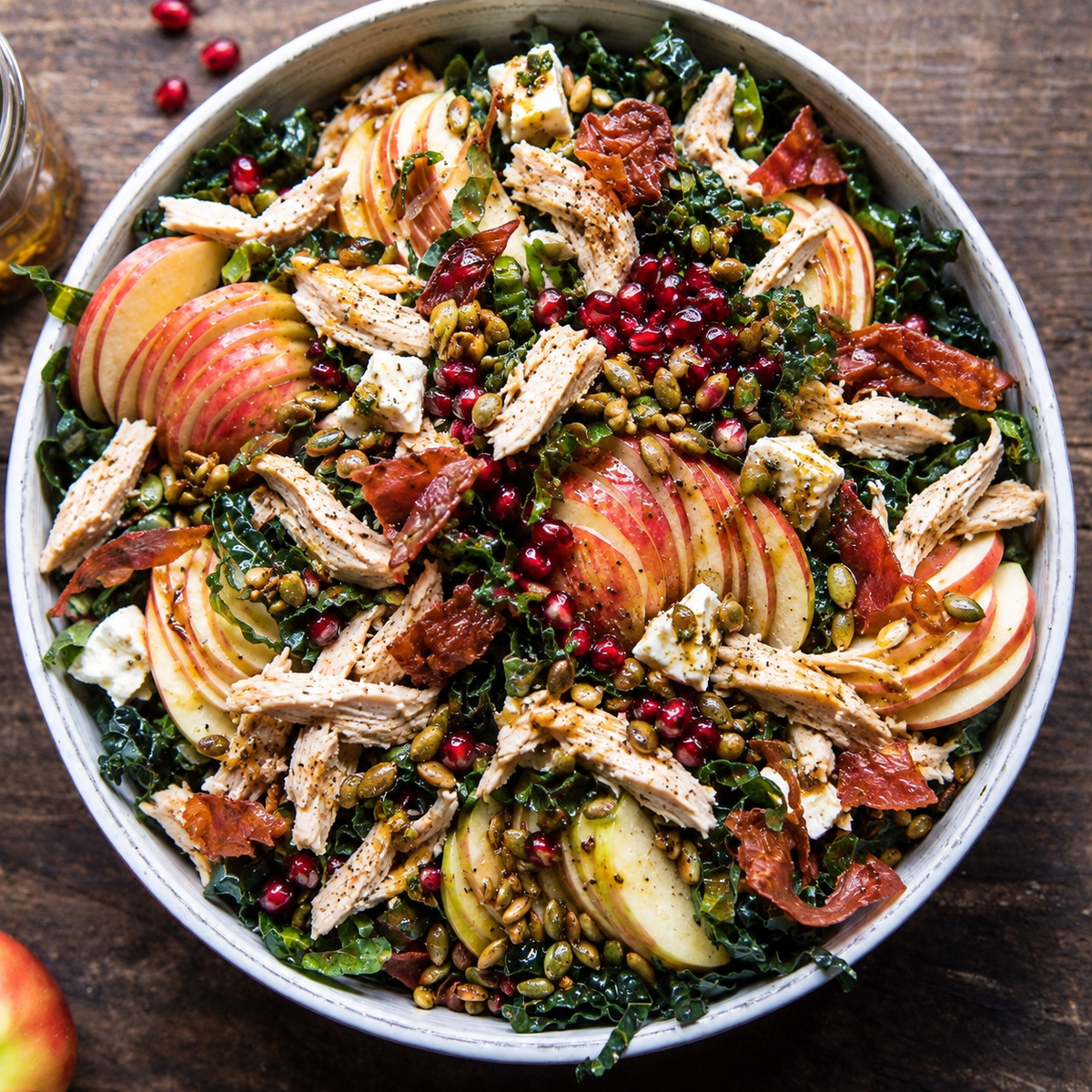 Apple Harvest Kale Salad
