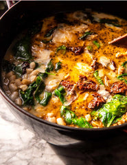 Tuscan White Bean Lemon Soup