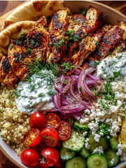 Greek Chicken Gyro Bowl
