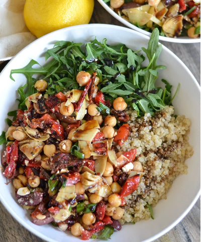Mediterranean Chickpea Glow Bowl