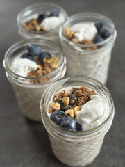 Lemon Blueberry Coconut Overnight Oats