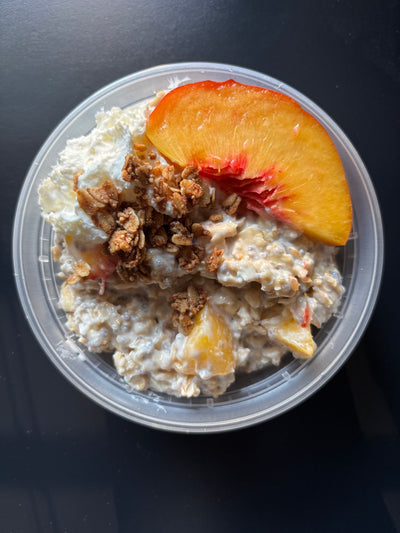 Peaches & Cream Overnight Oats